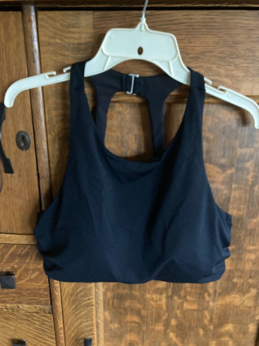 Set of 2: Athleta Maldives Bikini Top 40 B/C + High Waist Full Bottom XL black